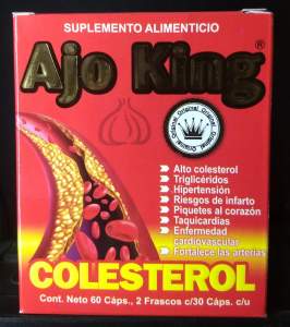 COLESTEROL AJO KING 
